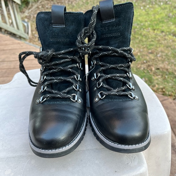 Cole Haan Zerogrand C26254 Men Black EXCELLENT Water Resistant Boot Sz 8 M - Picture 2 of 6